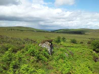 View from the Mass Rock facing towards Newcastle