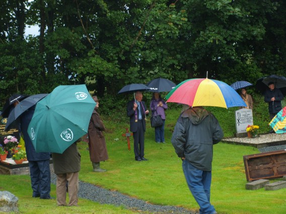 Blessing of the graves at Preban
