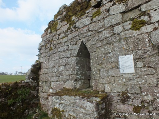 Altar in front of the wast window